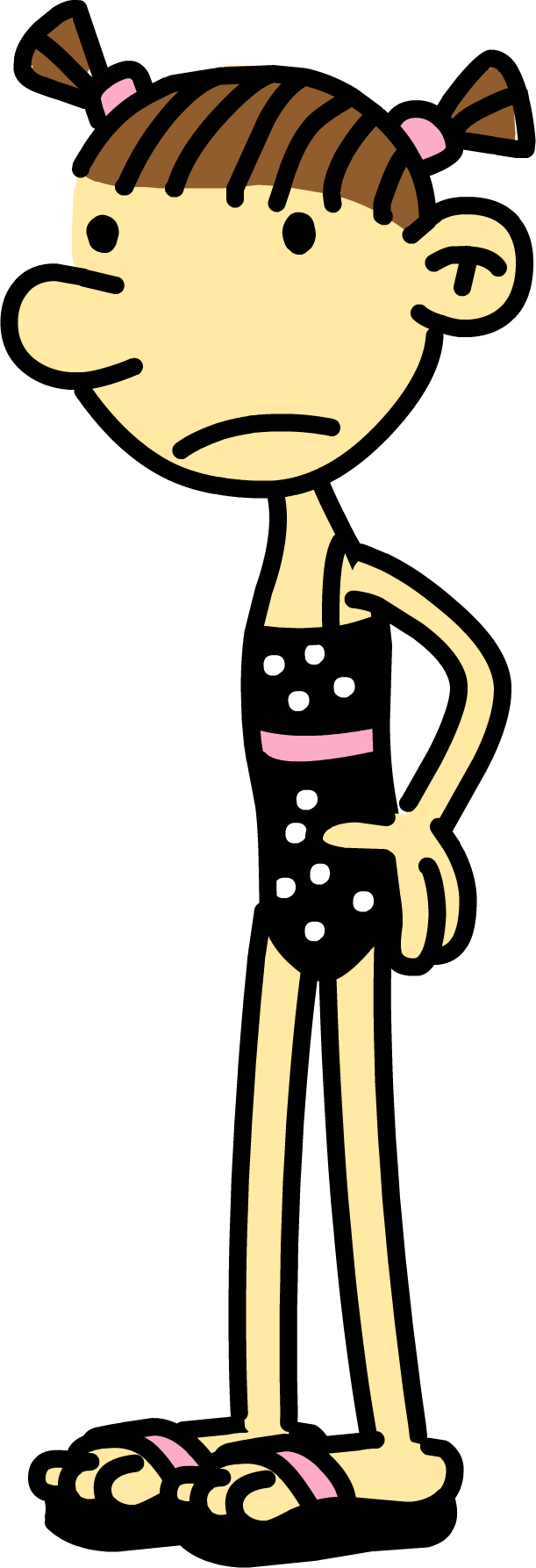 A Cartoon Character In A Swimsuit