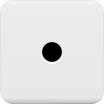 A Black Circle In A White Square