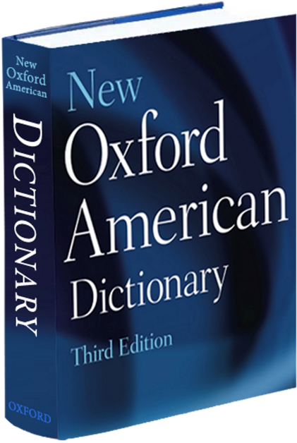 A Blue And White Dictionary Cover