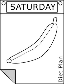 A White Banana On A Black Background