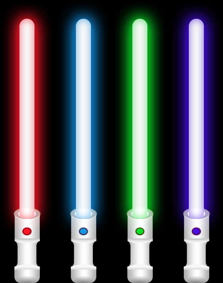 A Group Of Light Sabers