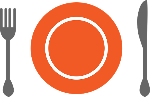A Orange Circle With White Border