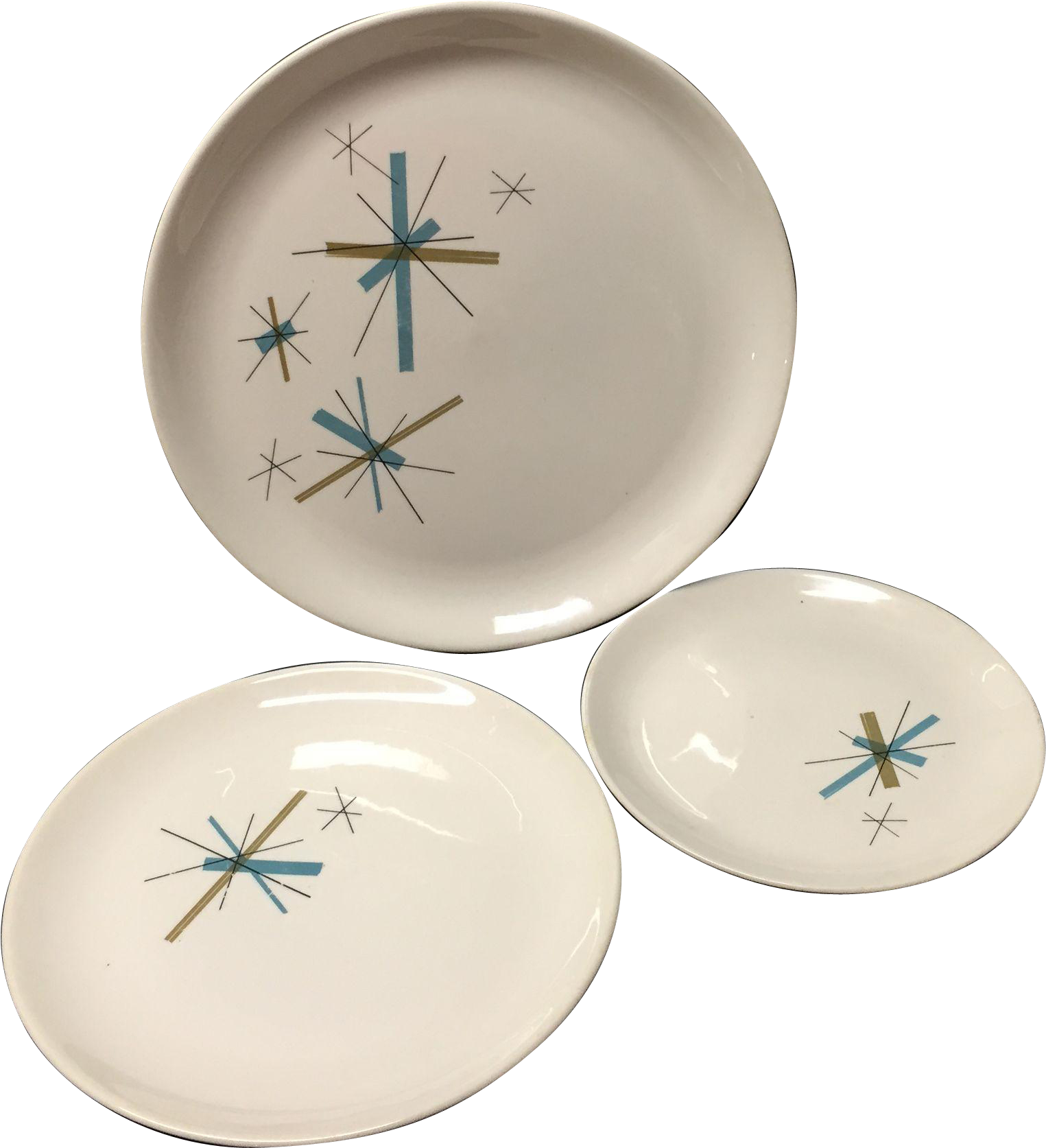 A Group Of Plates With Designs On Them