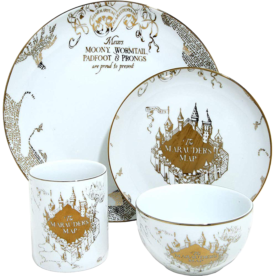 A Set Of Plates And Cups