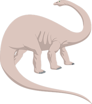 A Cartoon Of A Dinosaur
