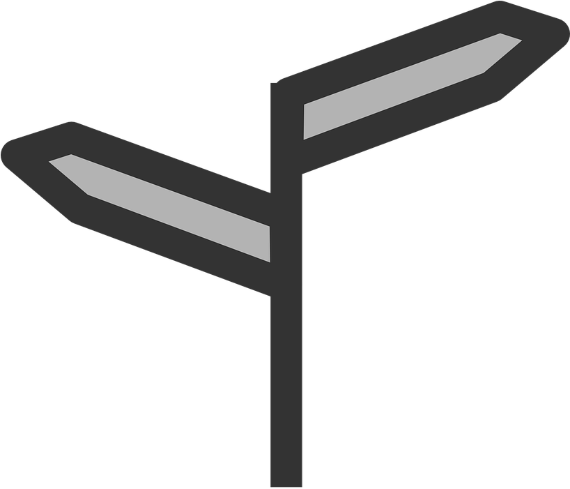 A Black And Grey Sign