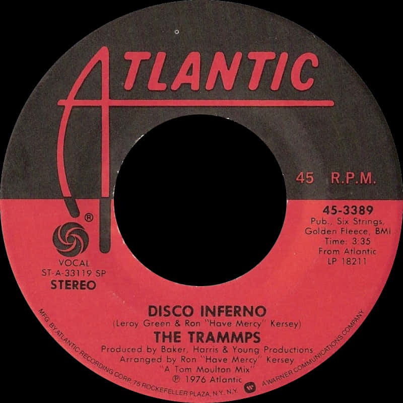A Red And Black Record Label