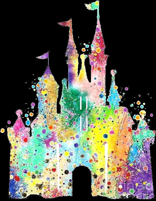 Disney Colorful Castle