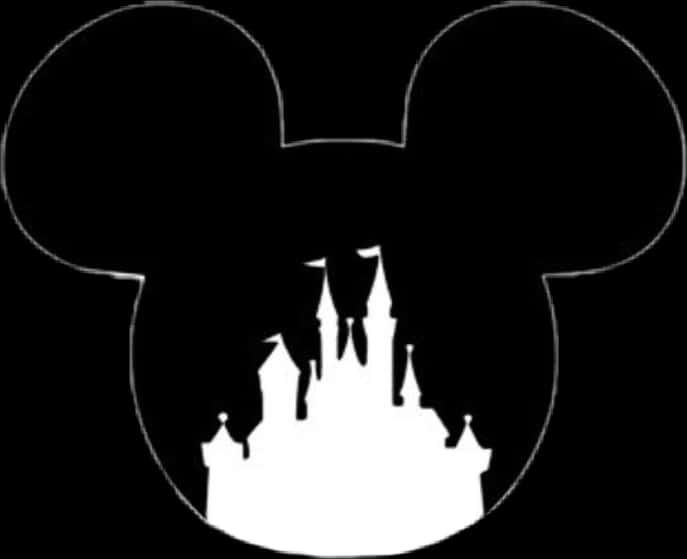 Disney Castle Silhouette Mickey's Head