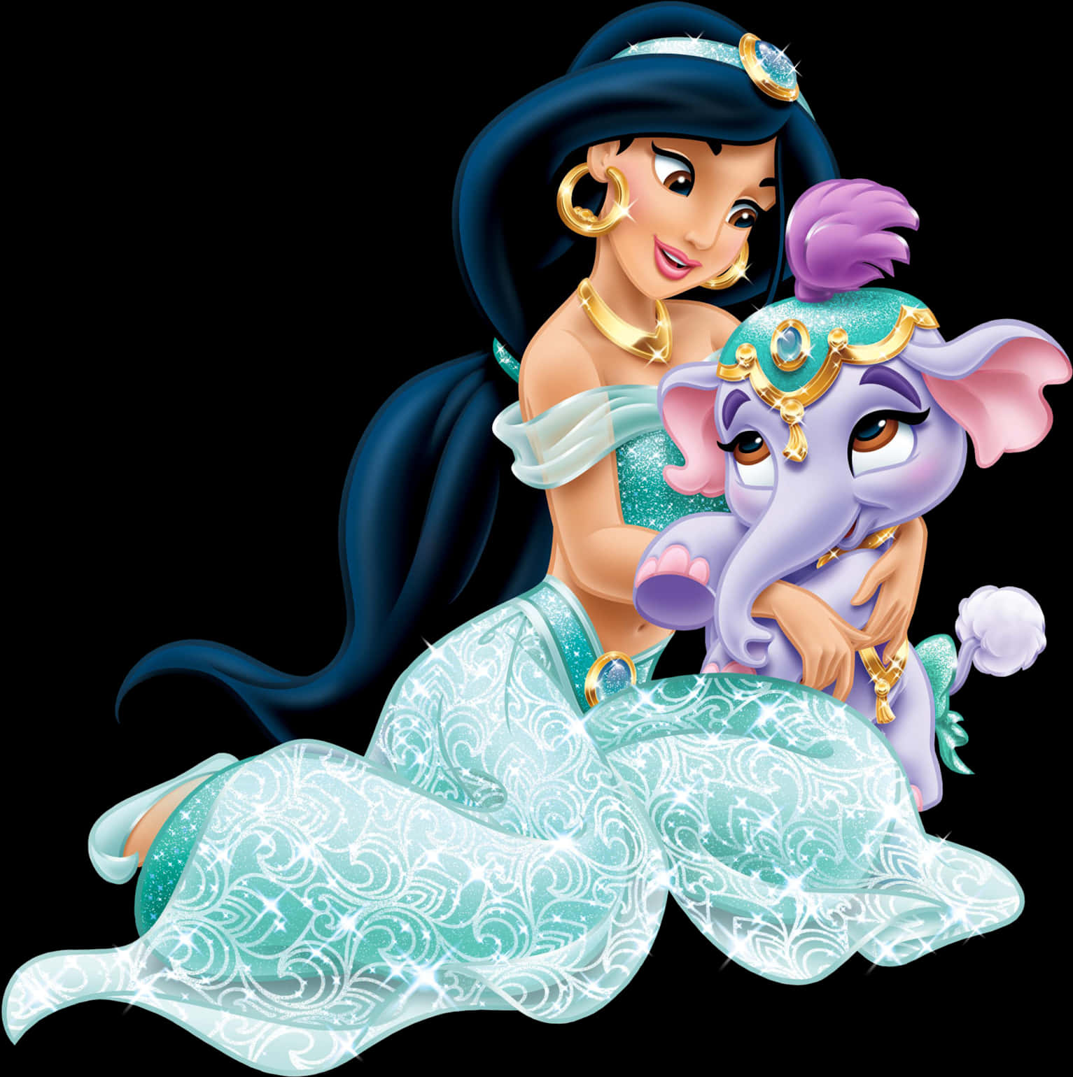 Disney Characters Jasmine And Taj