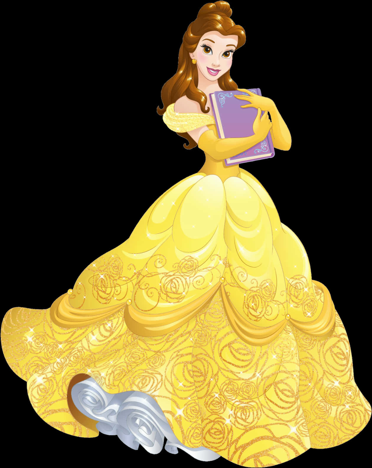 Disney Princess Belle With Book