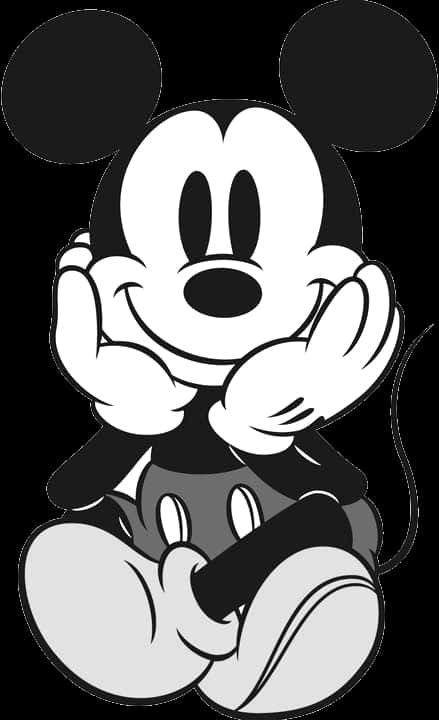 Disney Mickey Mouse Black And White