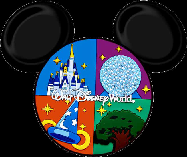 Disney World Free Characters Clipart Clip Art Transparent - Disney World Park Clip Art, Hd Png Download