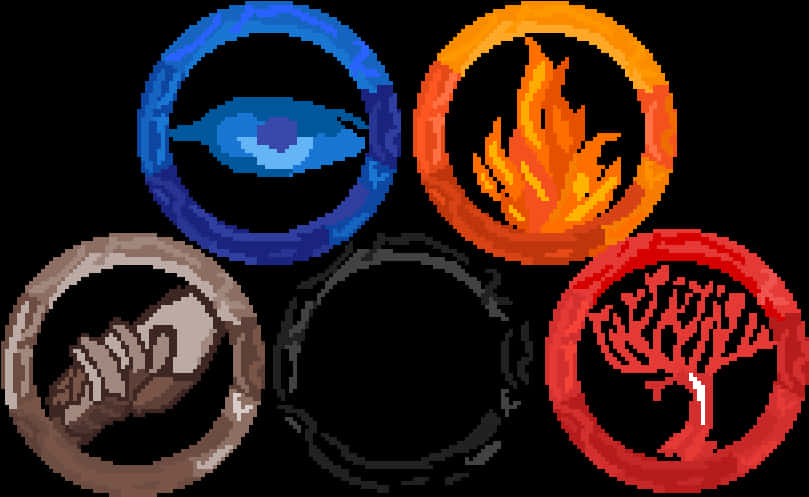 A Group Of Circular Symbols
