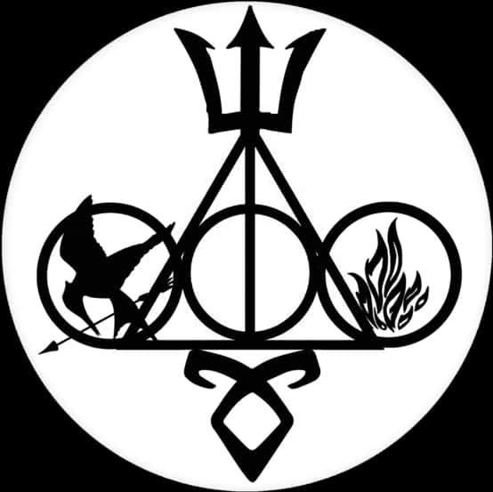 A Symbol With A Horse And A Trident