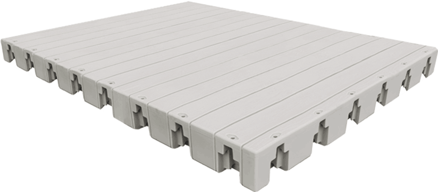 A White Plastic Platform With Holes