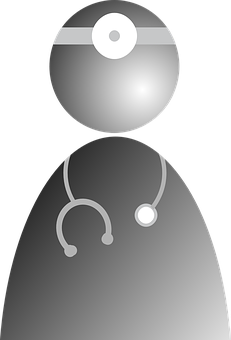 A Stethoscope On A Black Background