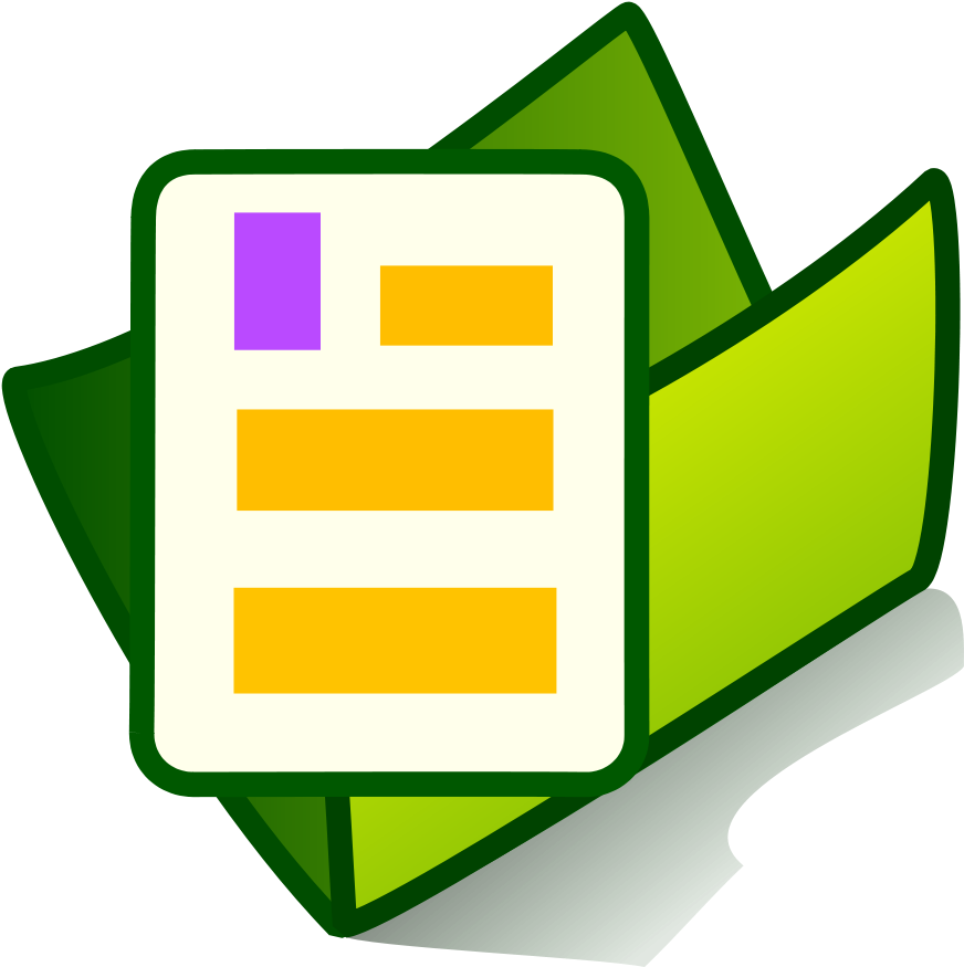 A Green And Yellow Paper With Purple And Yellow Squares