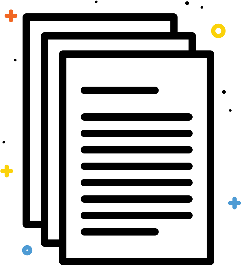 A White Paper With Black Background