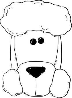 A Cartoon Of A Dog