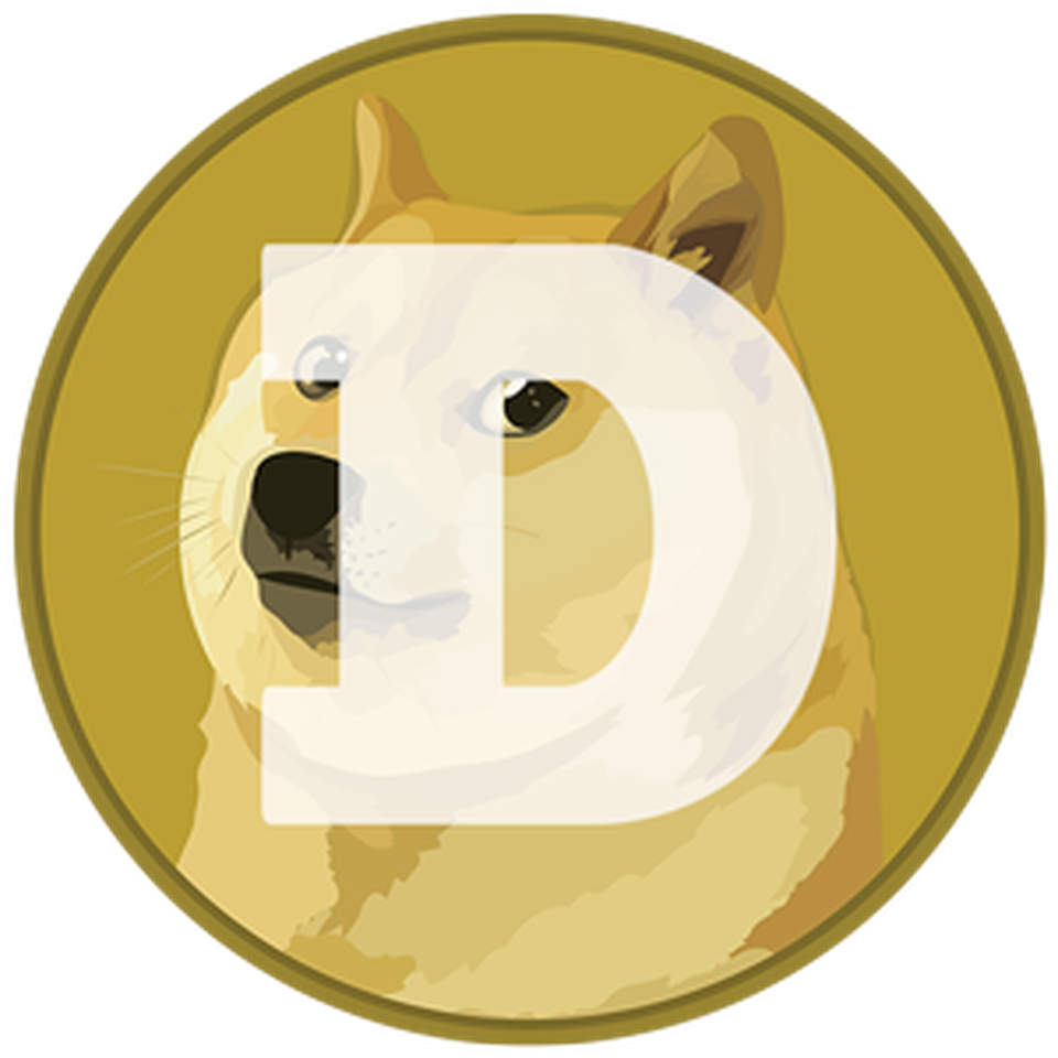 A Dog With A White D On A Gold Circle