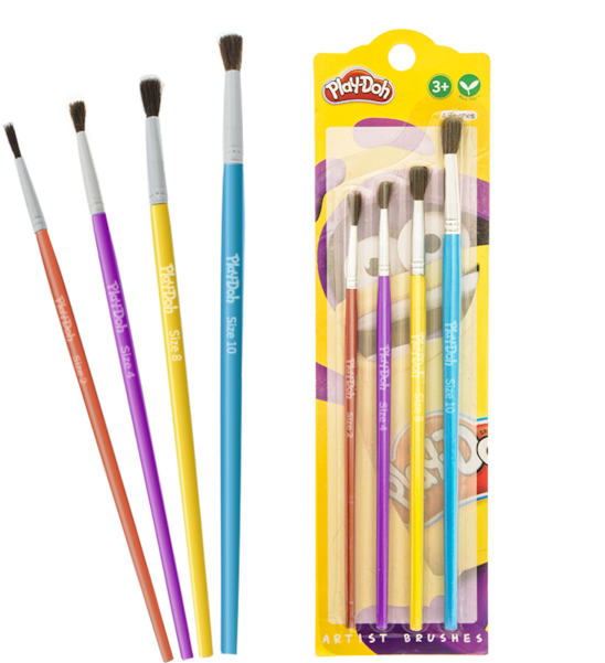 A Group Of Paint Brushes In A Package