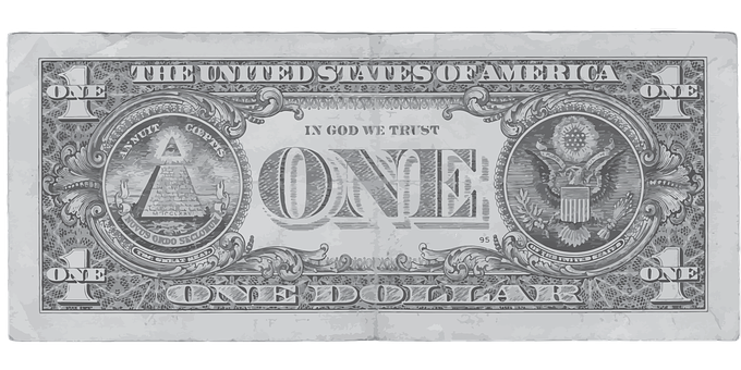 A Close-up Of A Dollar Bill
