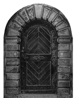 Grayscale Door