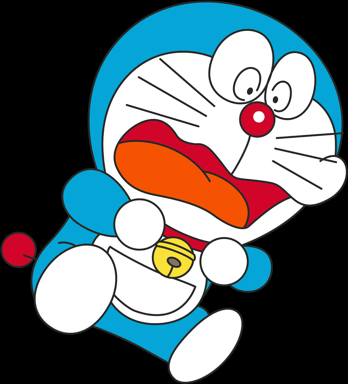 Scared Doraemon