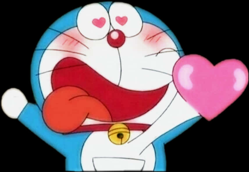 Doraemon Heart Beating Out Of Chest