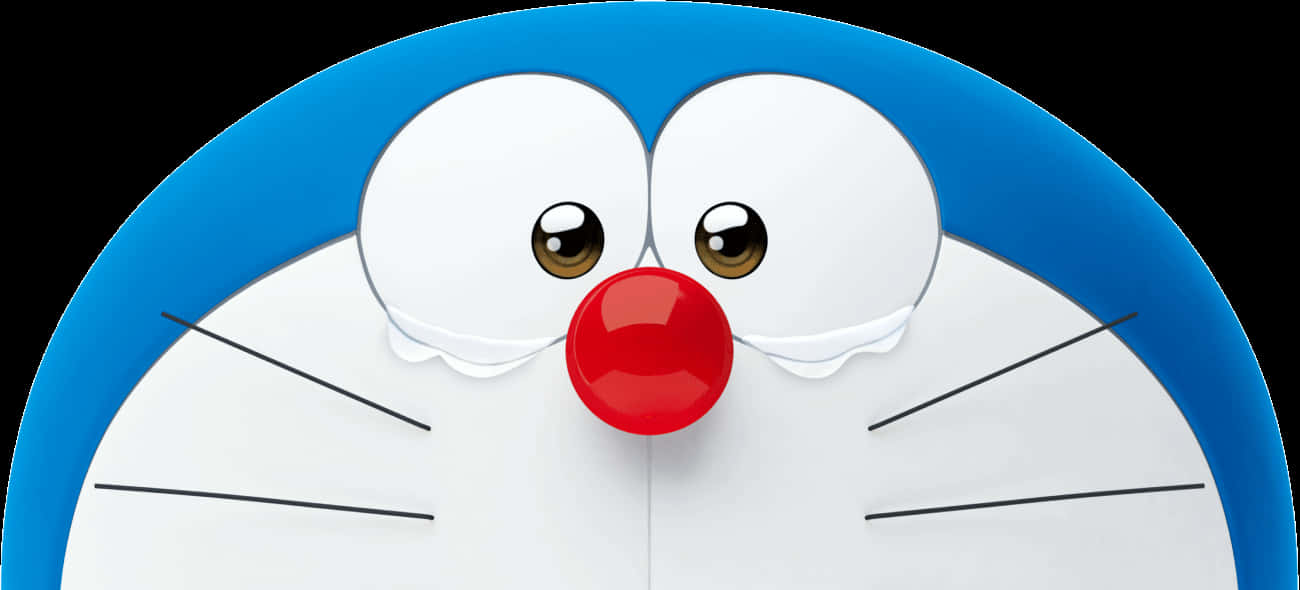 Crying Half-face Doraemon