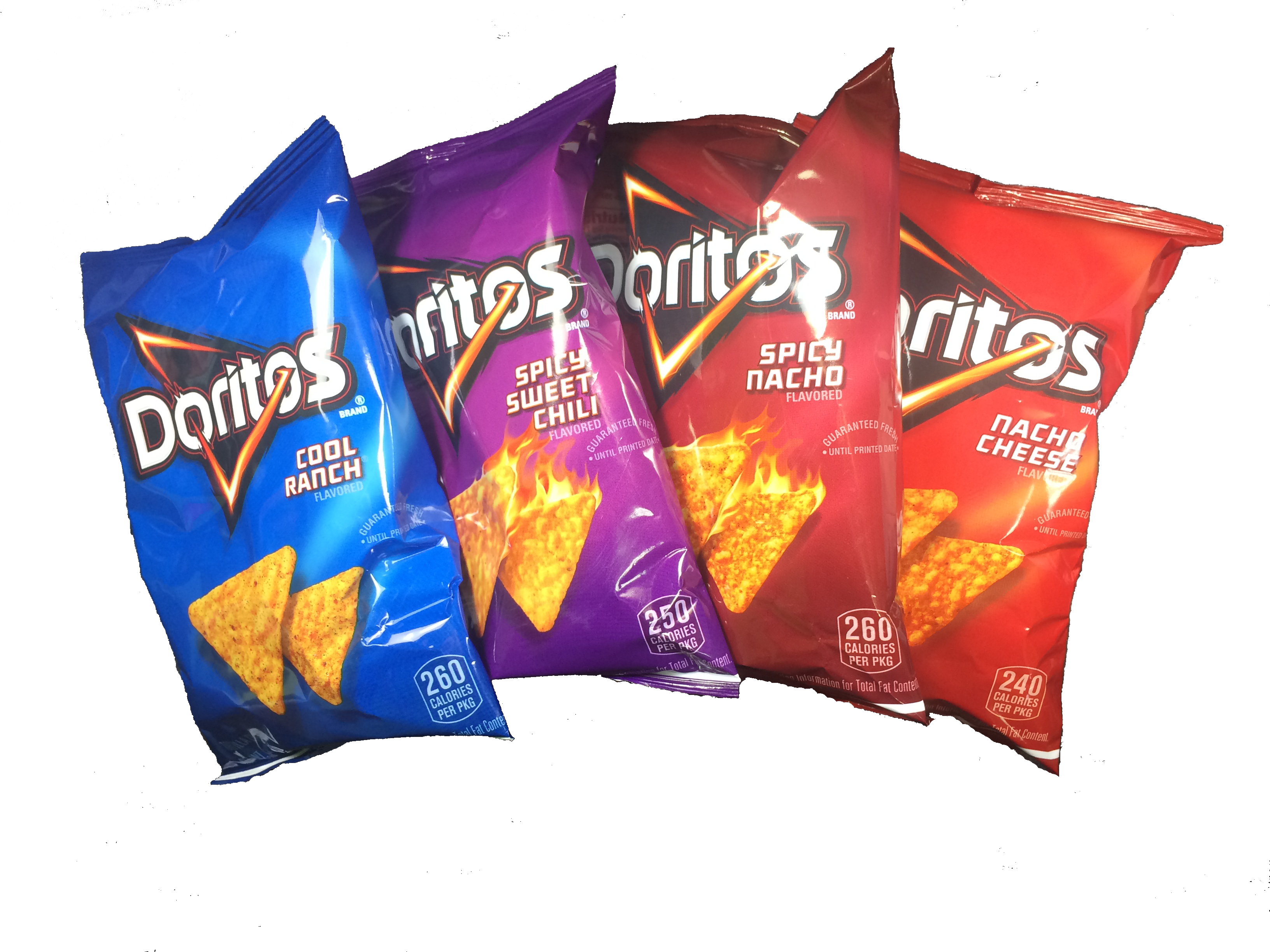 Doritos Cool Ranch Nacho Cheese Spicy Sweet Chilli, Hd Png Download
