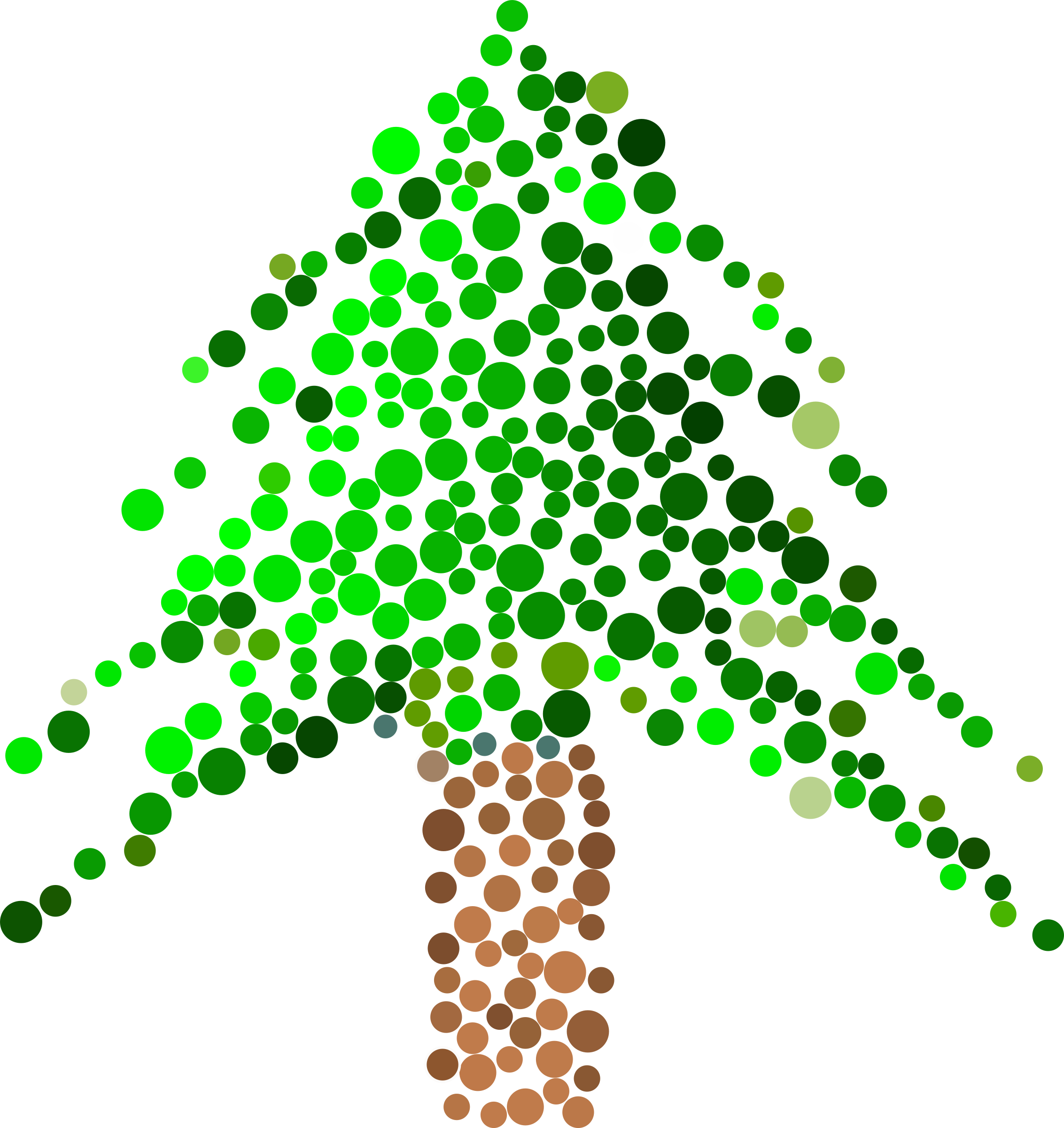 A Tree With Many Circles