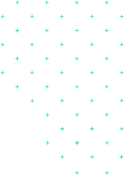 A Black Background With Green Crosses