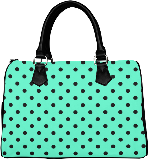 A Handbag With Black Dots