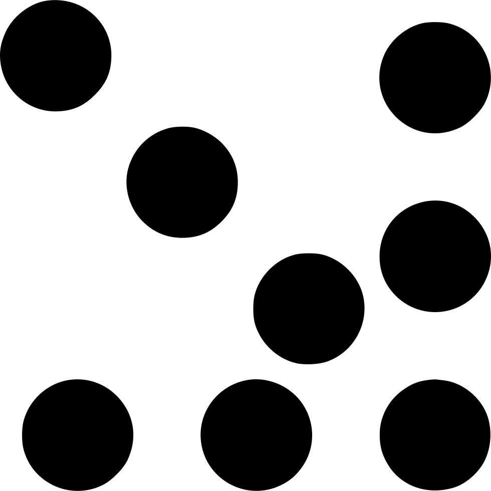 A Group Of Black Circles