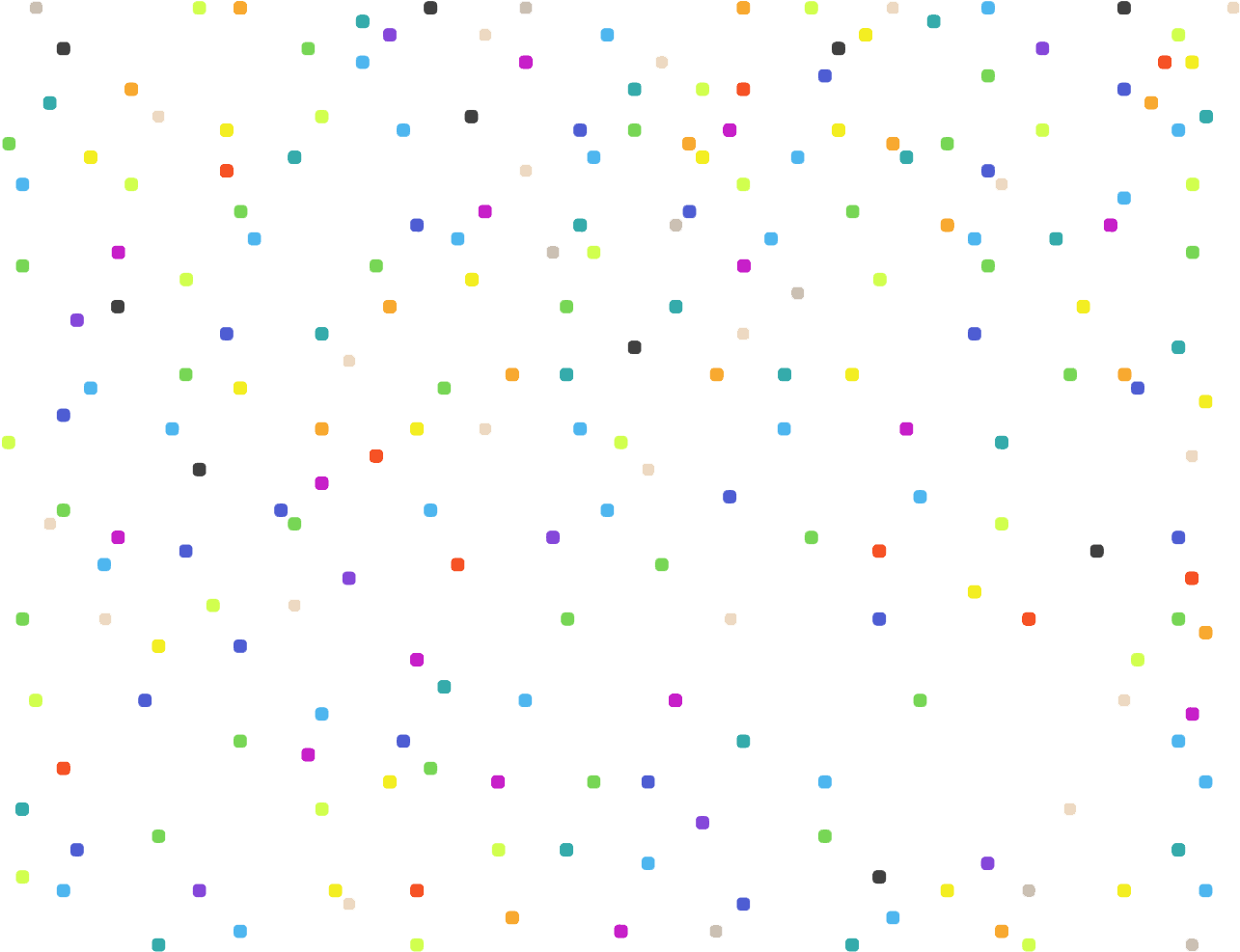 A Black Background With Many Colored Dots