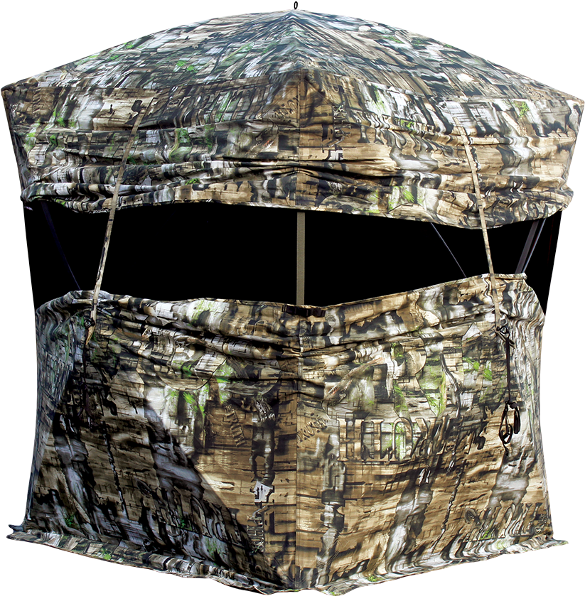A Camouflage Tent With A Black Background