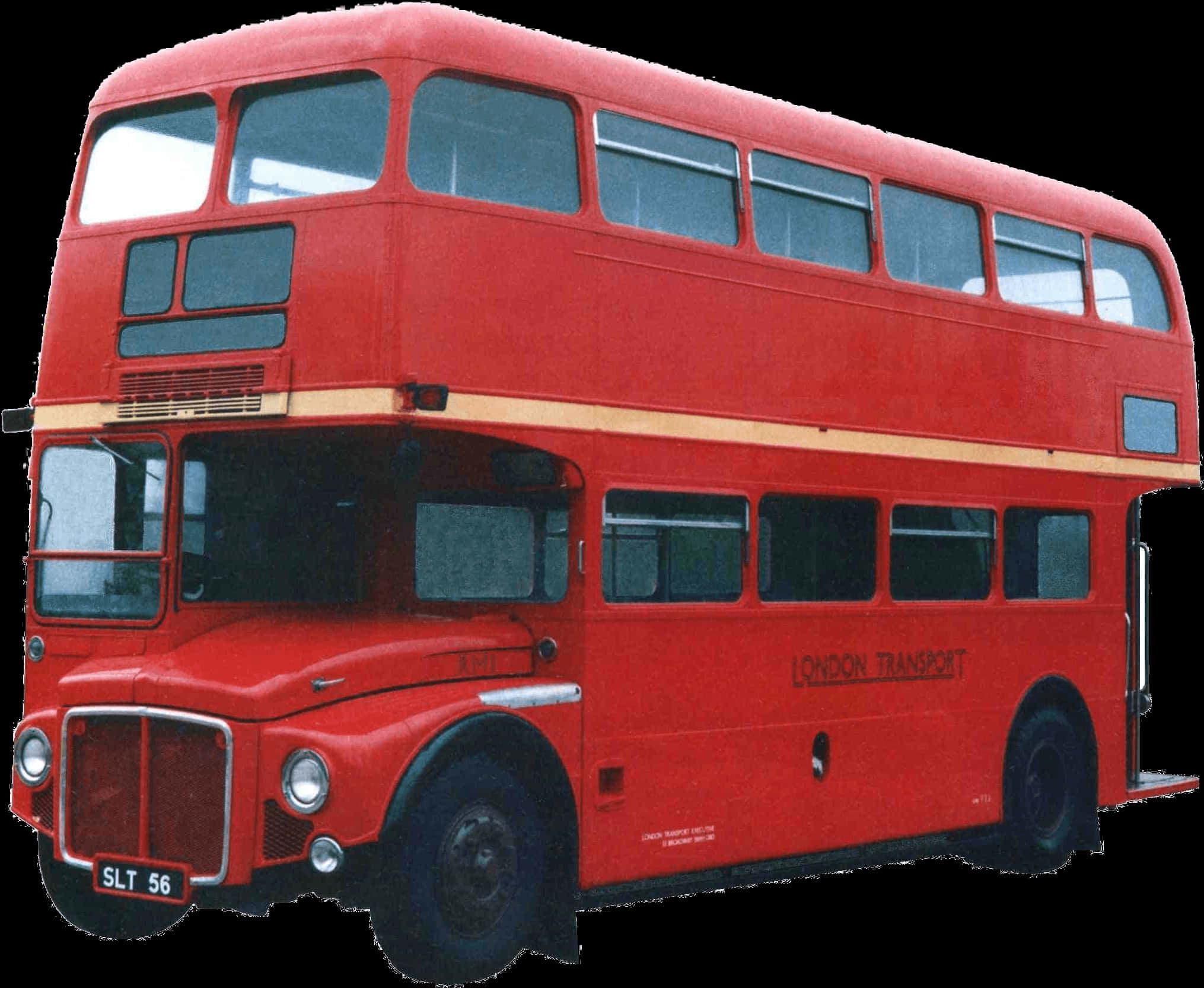 Double Decker Old London Bus - Double Decker Bus London Png, Transparent Png