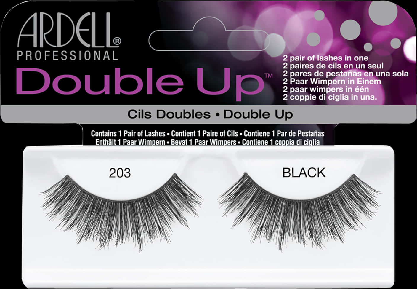 A Pair Of False Eyelashes In A Package