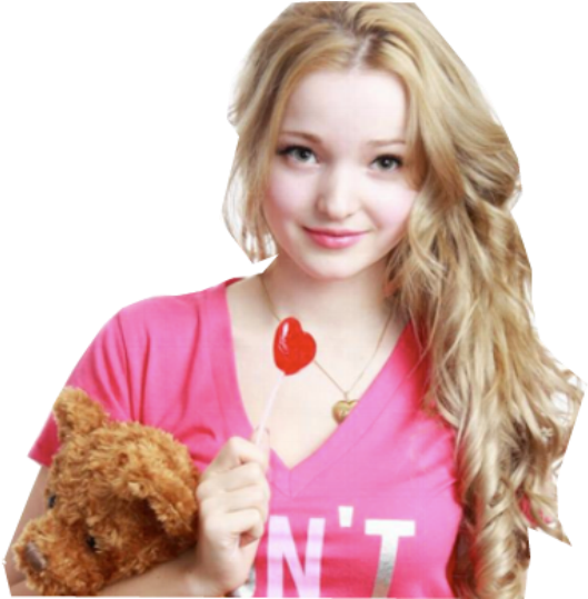 A Woman Holding A Teddy Bear And A Lollipop