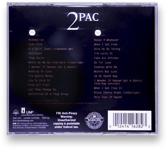 A Cd Case With Text On It