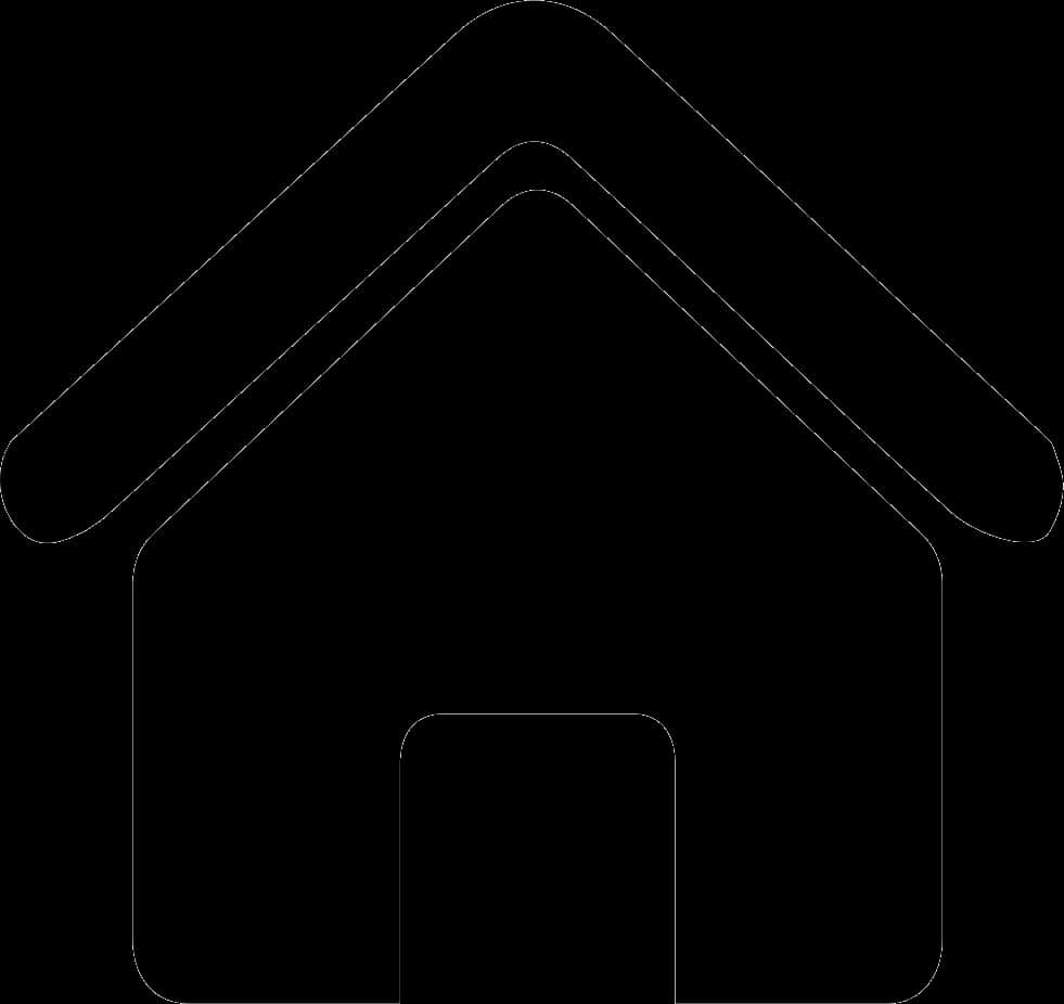 Simple Black House Address Icon