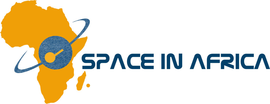 A Logo With Blue And Yellow Text