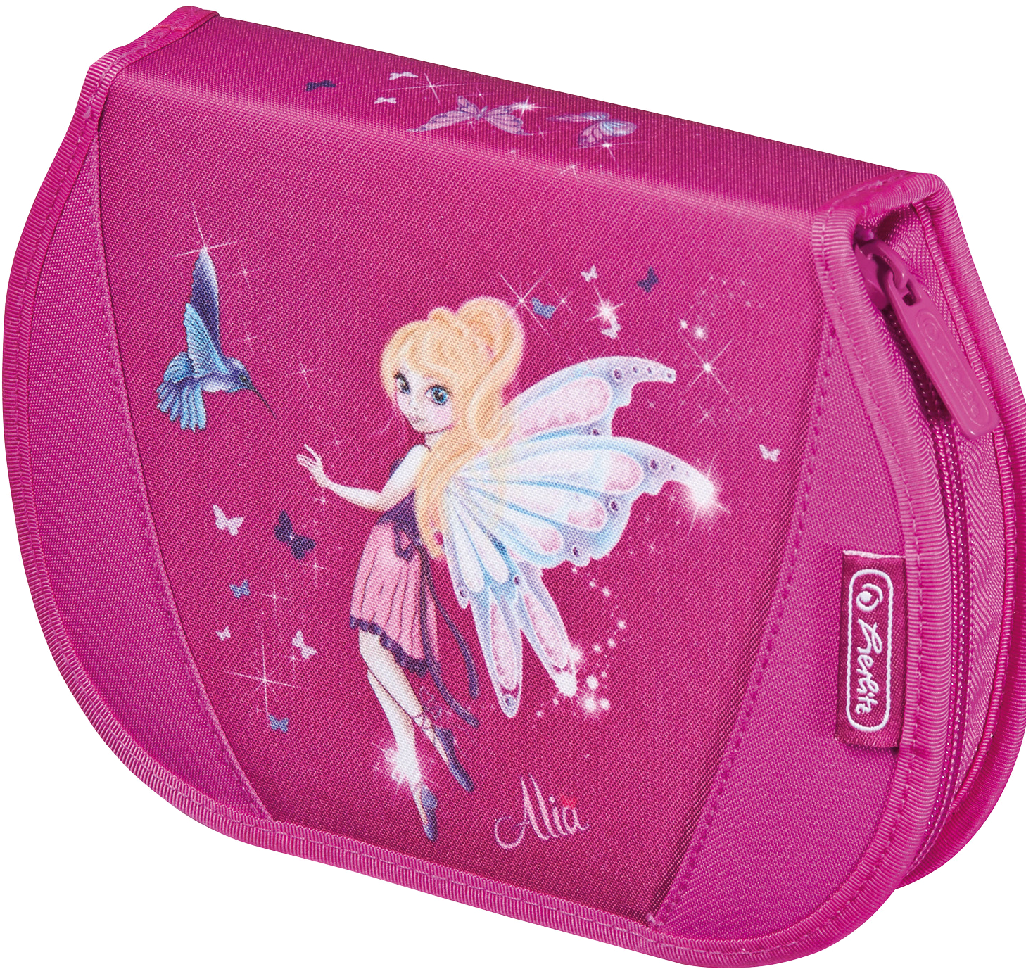 A Pink Bag With A Cartoon Fairy