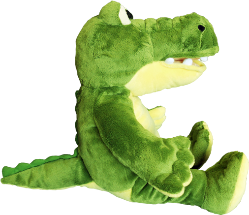 A Green Stuffed Animal