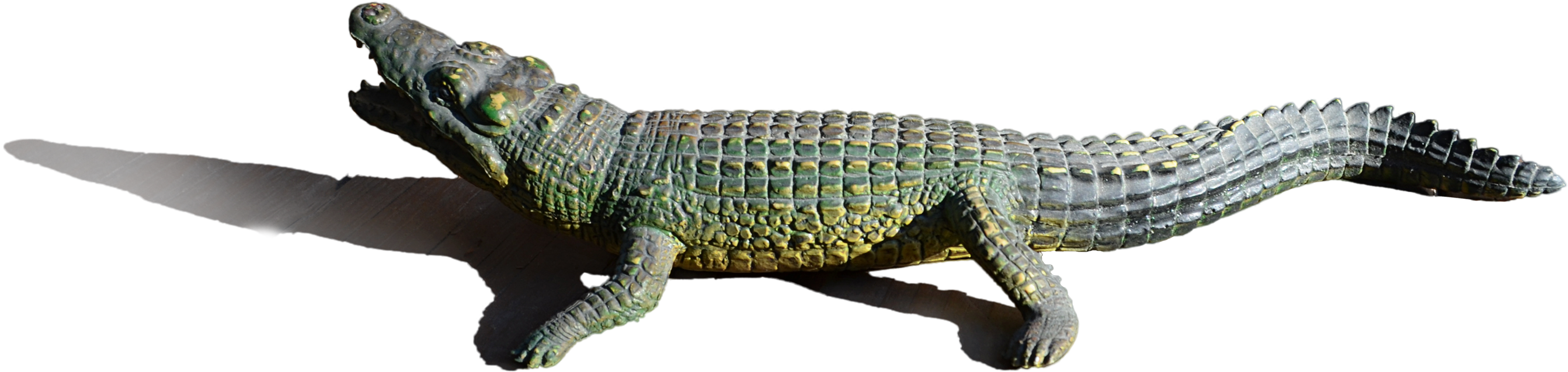 A Green And Yellow Reptile