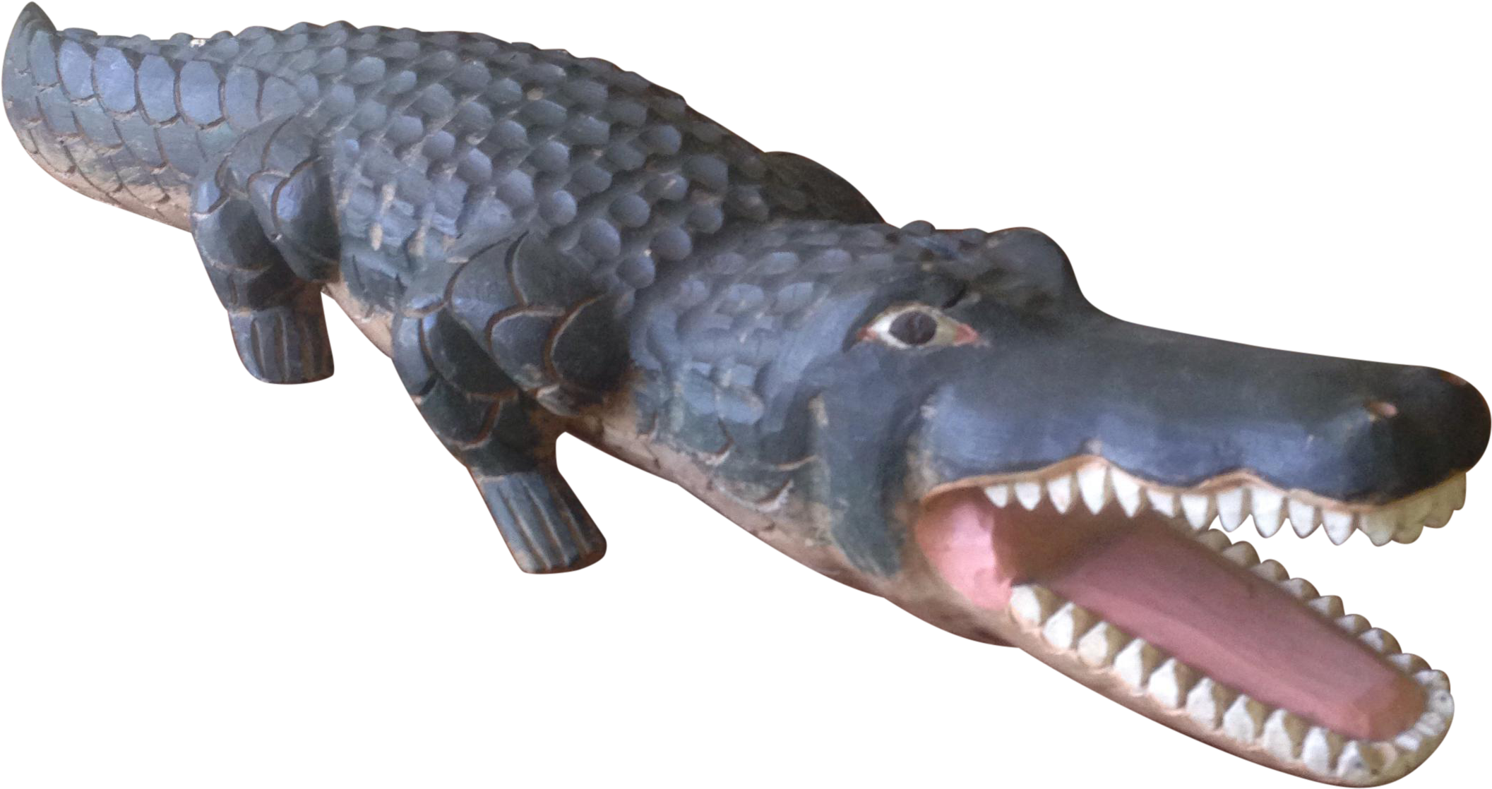 A Statue Of A Crocodile