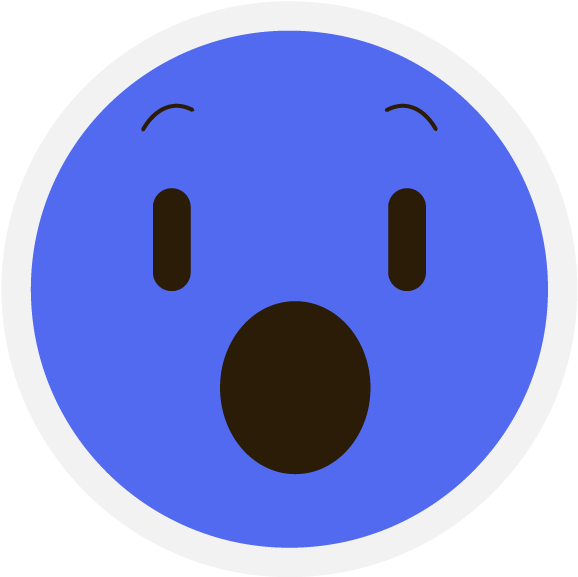 A Blue Face With Black Eyes And A Black Background