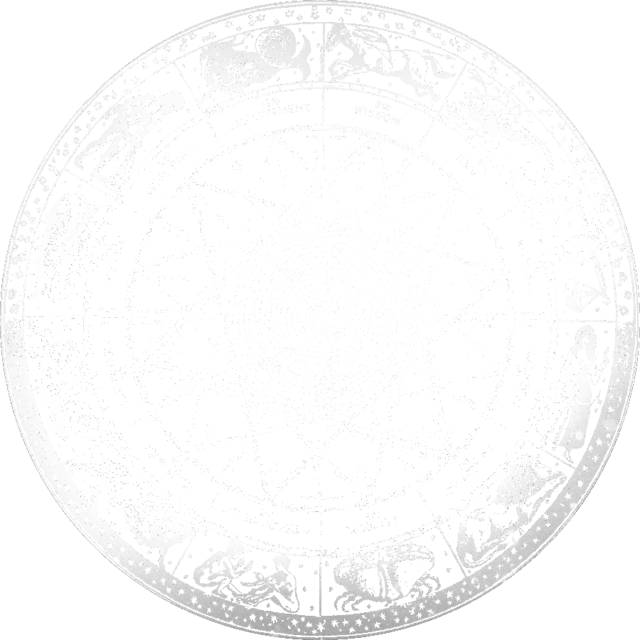 A Circular Pattern With Zodiac Signs